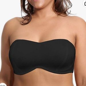 Bandeaux strapless bra
